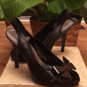 Black Peep Toe sandal